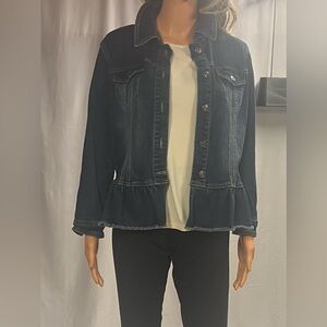 INC International Concepts Blue Denim Jacket